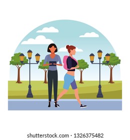 casual people cartoon