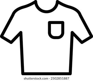 Casual Shirt Icon Design For Personal and Commerial Use