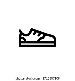 Casual Shoes Outline Icon Logo Vector Stock Vector (Royalty Free ...