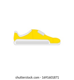 casual sneaker on white background
