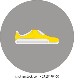 casual sneaker on white background