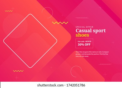 A Casual Or Sport Shoes Discount Web Banner