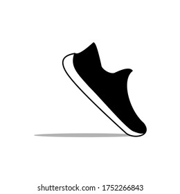 Casual Sporty Shoe Icon Vector Template Flat Design