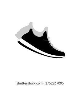 Casual Sporty Shoe Icon Vector Template Flat Design