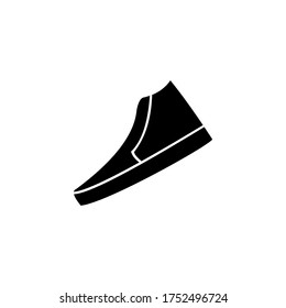 Casual Sporty Shoe Icon Vector Template Flat Design