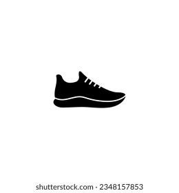 Casual Sporty Shoe Icon Vector Template Flat Design