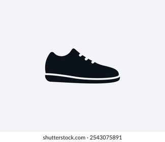  Casual sporty shoe icon vector illustrator.