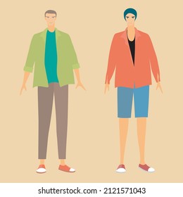 Casual street fashion for boy