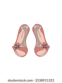 Flip-flops de verão casual para mulheres, design colorido, leve e fácil de usar