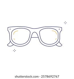 Casual Sunglasses Vector Icon Design for Everyday