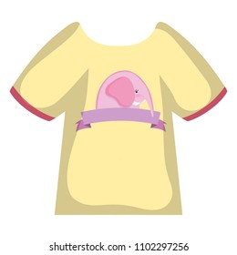 casual t-shirt with cookies and ribbon style