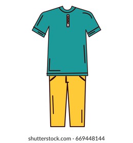 Casual and youth male clothing