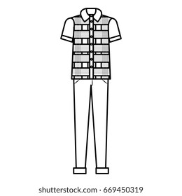 Casual and youth male clothing