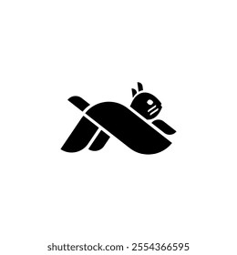 Cat Abstract Minimalist Logo Vector