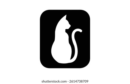 Cat and added letter O logo design for your business