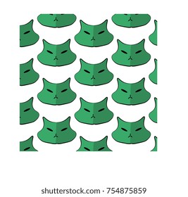 cat alien pattern