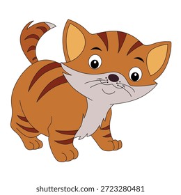 Eine Katze ist wütend auf Hintergrund