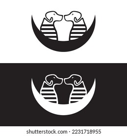 Cat animal logo template design . icon logo .