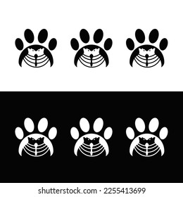 Cat animal vector logo template design . Cat icon 