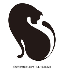 cat animals vector logo