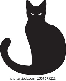 ARCHIVOS DE SILUETA DE VECTOR DE ANIMALES DE GATO