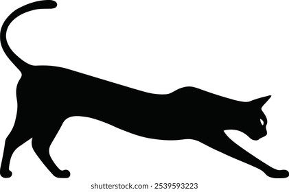 ARCHIVOS DE SILUETA DE VECTOR DE ANIMALES DE GATO