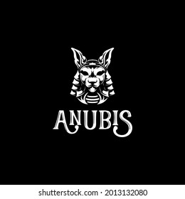 cat anubis logo vector illustration