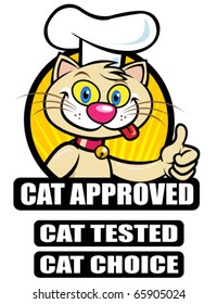 Cat Approved Seal in Chef Cooker version