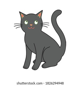 Es arte de gatos. Es diseño de arte de clips.