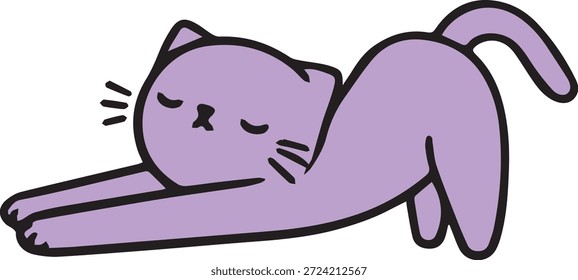 Arte e ilustración del gato o Arte vectorial
