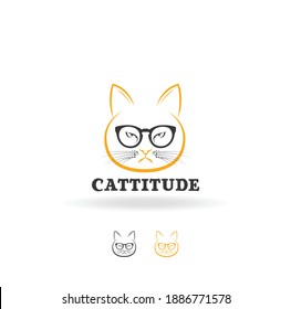 Cat attitude logo Design ideas, Cattitude