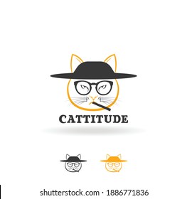 Cat attitude logo Design ideas, Cattitude