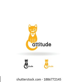 Cat attitude logo Design ideas, Cattitude