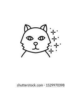 Cat avatar icon. Element of cats icon