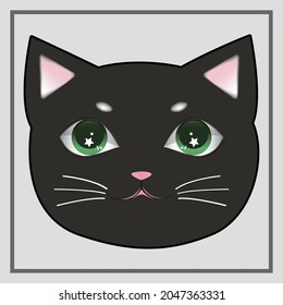 Cat Avatar with star in eyes