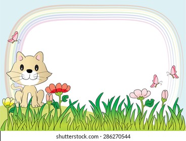 cat with background