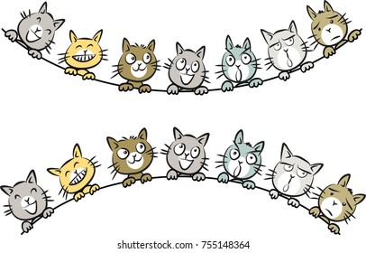 cat background design vector