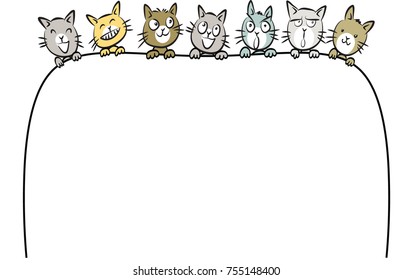 Cat Background Design Vector Stock Vector (Royalty Free) 755148391