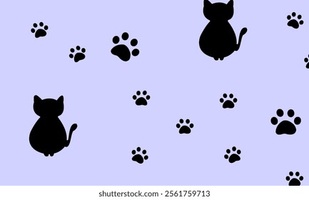 cat background suitable for home decore and wallpaper purpose



