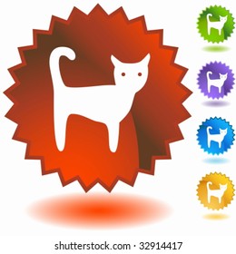 cat badge