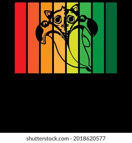 cat banana kitten vintage retro wo jersey long hirt design vector illustration for use in design and print poster canvas