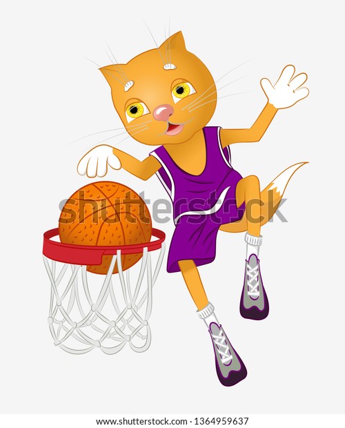 cat basketball jersey