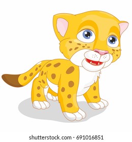 Cat, big cat, little lynx, beautiful, kind, cheerful, emotions, for little ones, on white background
