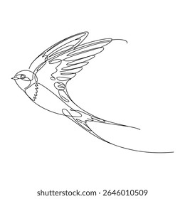 cat bird horse elephant wolf single line art 