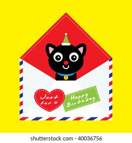 cat birthday letter