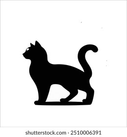 Cat Black and White Illustrators