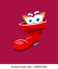 Cat in a boot