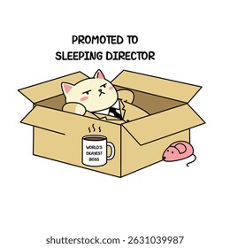 Cat Boss Promoted to Sleeping Director