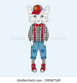 1,103 Cartoon Boy Looking At Cat Images, Stock Photos & Vectors ...