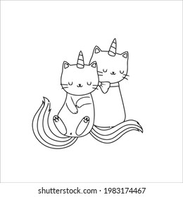 Cat-Butt-Farbseite für Katzen-Liebhaber